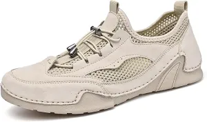 Men's Outdoor Sports New Shoes Casual Fashion Anti Slip Breathable Hiking Solid Sneaker for Summer Outdoor