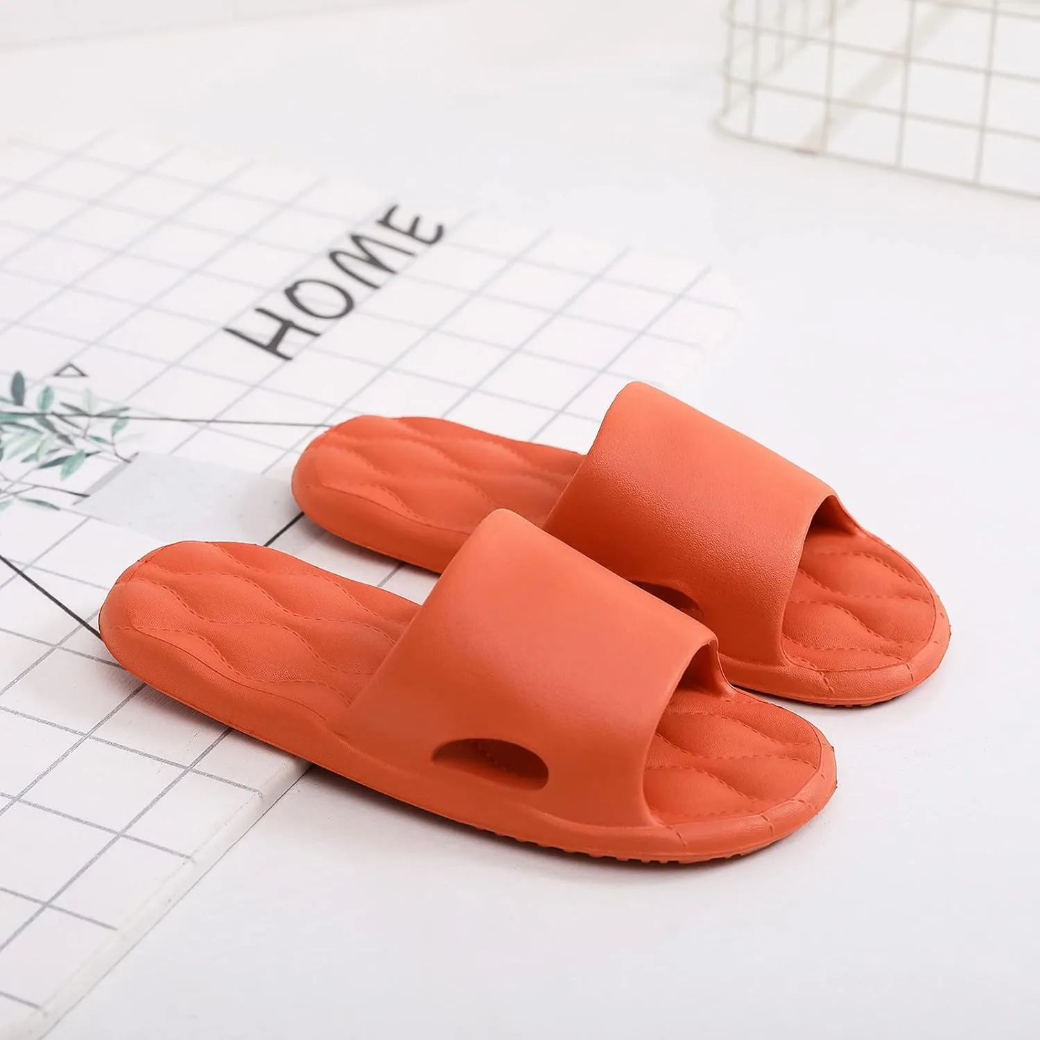 Mens Slides Slides for Women Mens Shower Shoes Womens House Spa Ultimate Comfort Slippers