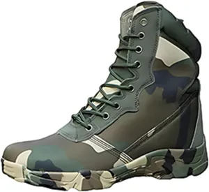 Men's Tactical Boots, Autumn and Winter Outdoor Snow Land Warfare Boots, Waterproof Breathable Special Tactical Shoes