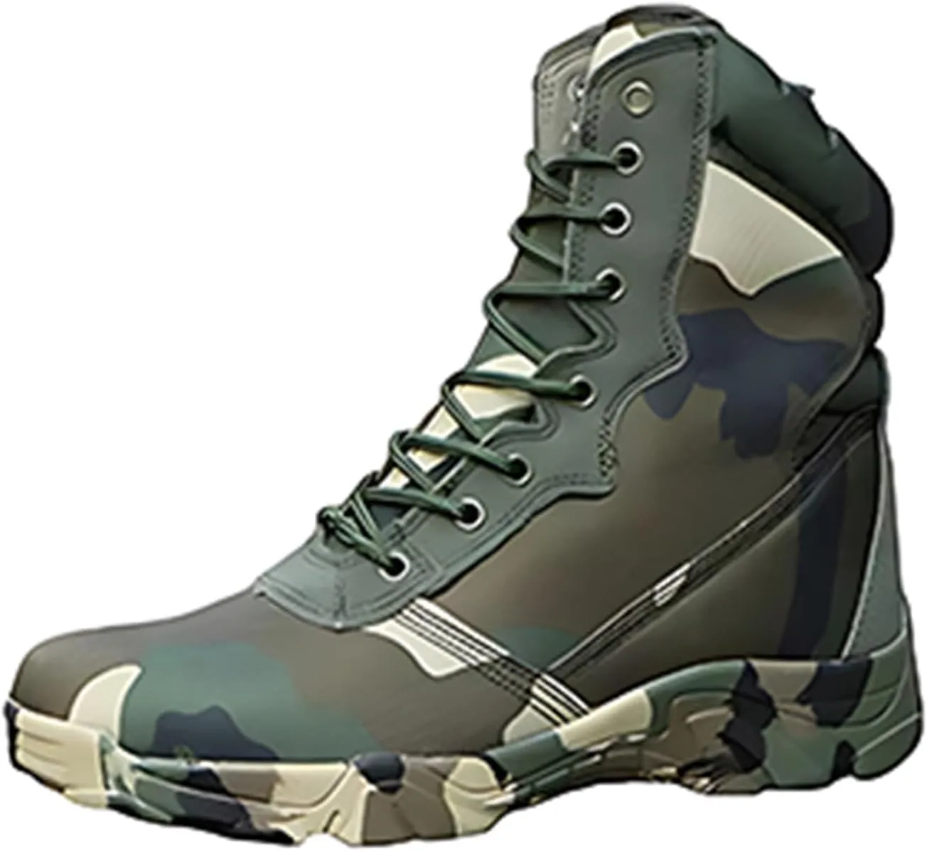Men's Tactical Boots, Autumn and Winter Outdoor Snow Land Warfare Boots, Waterproof Breathable Special Tactical Shoes
