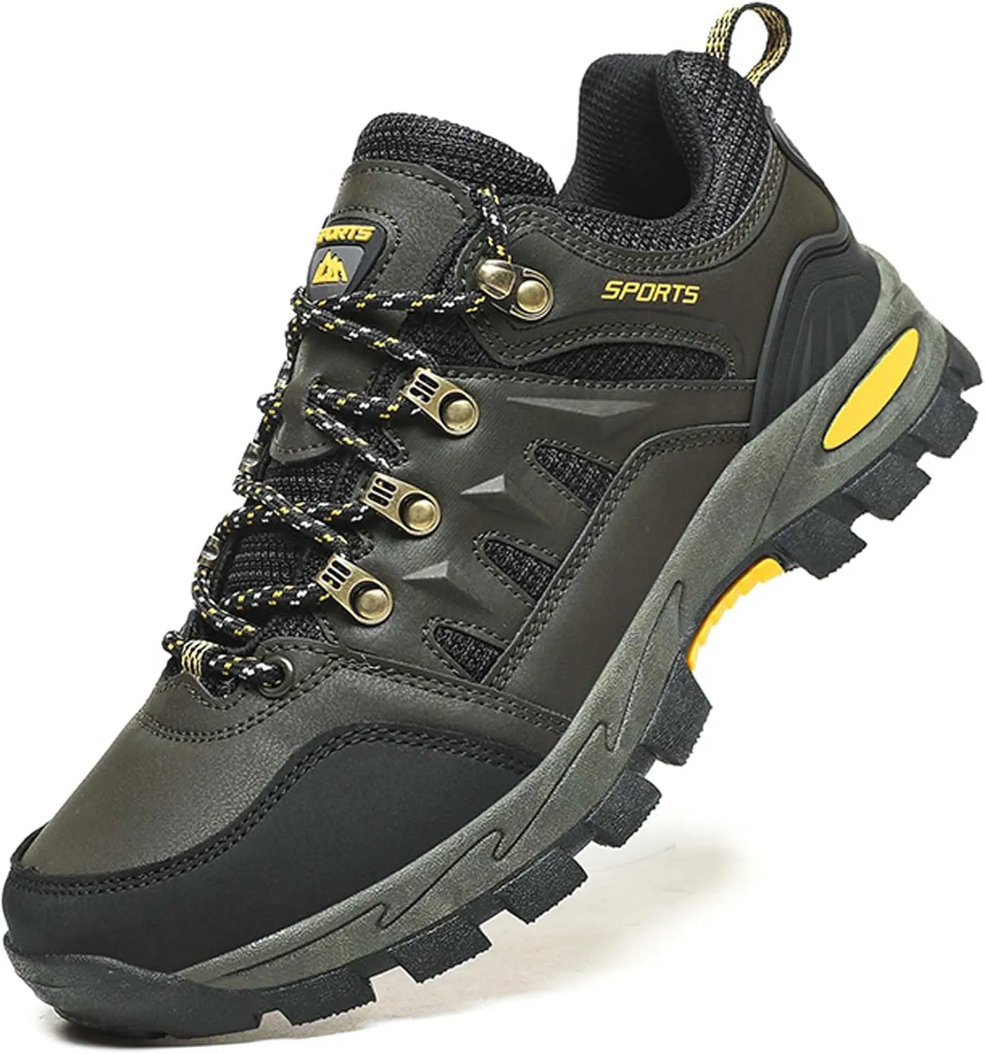 Men's Women's Waterproof Hiking Shoes Non-Slip Breathable Climbing Shoes Outdoor Sports Shoes Comfortable Lightweight Travel Camping Walking Shoes
