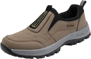 Orthopedic Walking Shoes Hiking Shoes Mens, Men's Comfortable Waterproof Orthopedic Walking Shoe, Slip-On Outdoor Sneakers