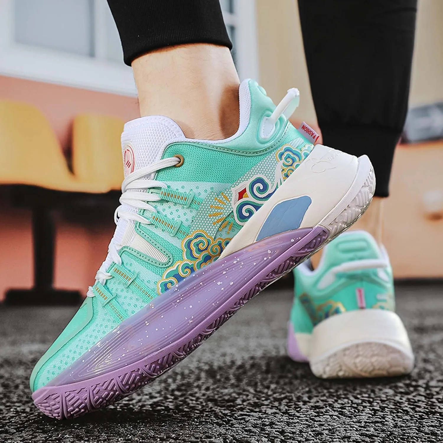Professional Basketball Shoes Couple Fashion Running Sneakers Wearable Cushioning Youth Basketball Shoes