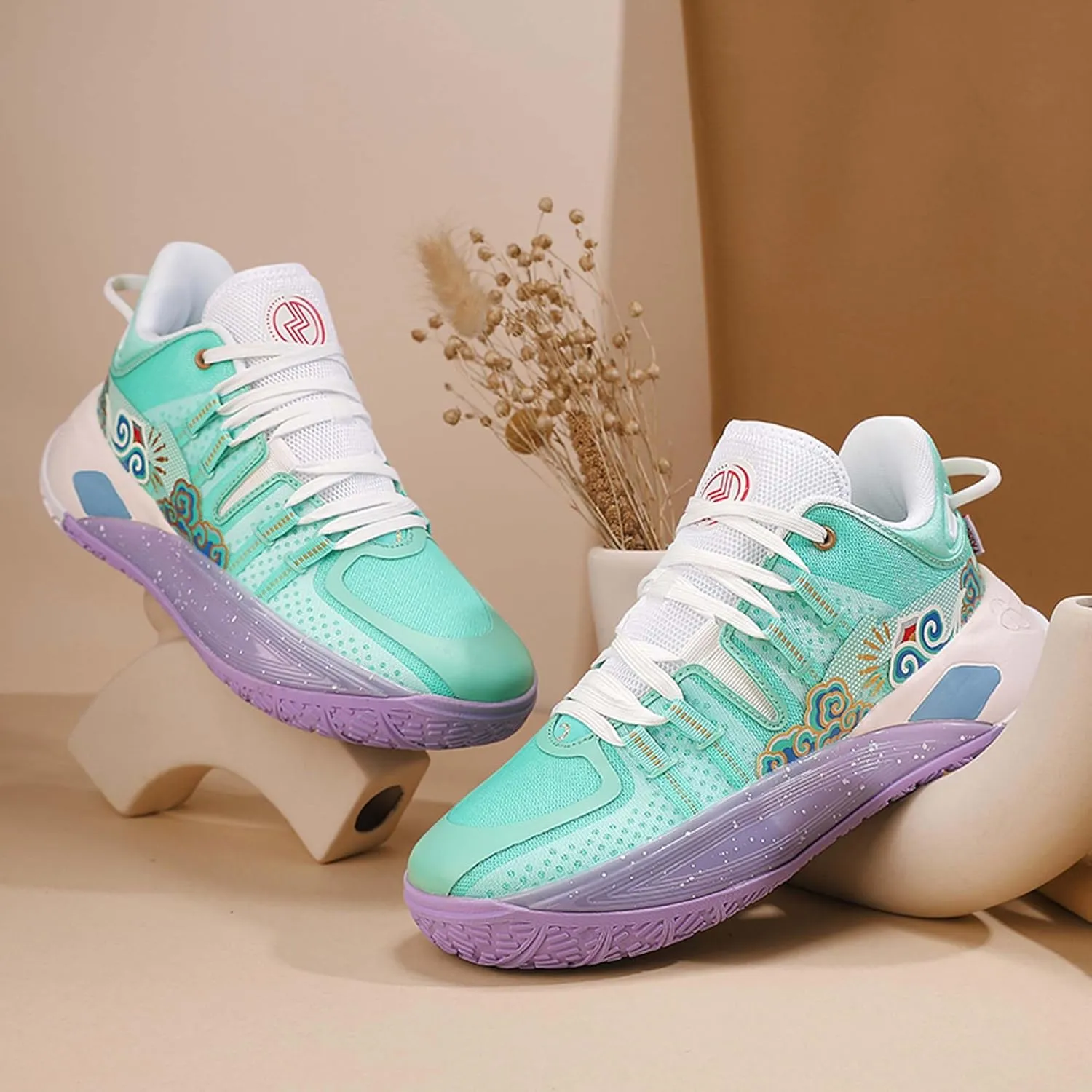 Professional Basketball Shoes Couple Fashion Running Sneakers Wearable Cushioning Youth Basketball Shoes