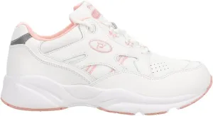 Propet Womens Stability Walker Walking Walking Sneakers Shoes - White