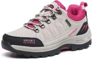 QISHENG Mens and Women Hiking Shoes Climbing Shoes Breathable Sport Walking Shoes Hunting Athletic Shoes Outdoor Sneakers
