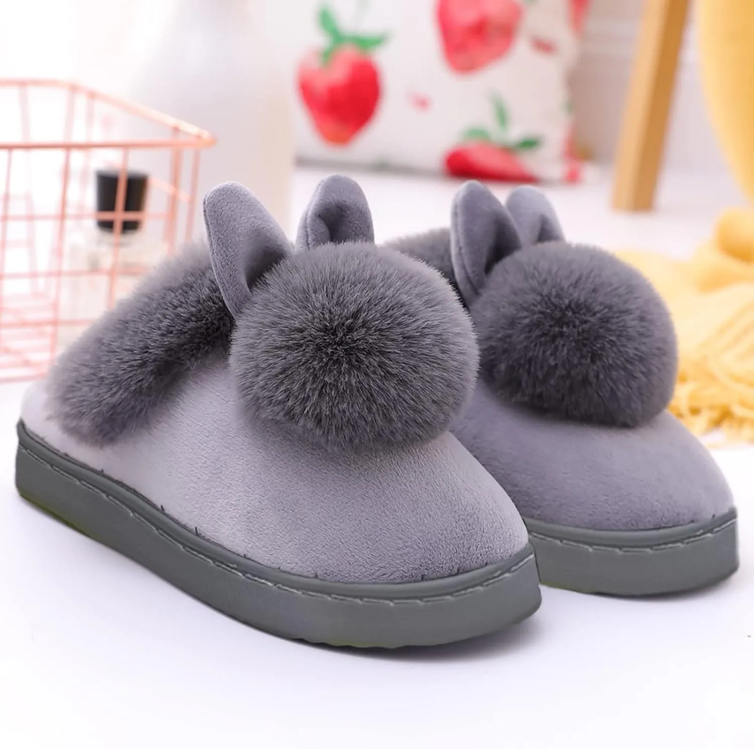 SBGMoSJ Women's Cozy Non Slip Grip Indoor House Bootie Slippers Warm Slippers Slippers for Women Outdoor Comfy Slippers for Women Wide Feet Christmas Movies Free To Me Gifts for Her 2023