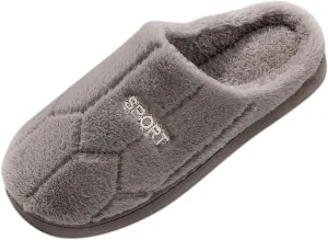 SBGMoSJ Womens Winter Warm Cozy House Fur Slippers Warming Slippers Mens Slippers Size 11.5 Wide Christmas Slippers for Men and Women Christmas Ribbon Gifts for Her 2023