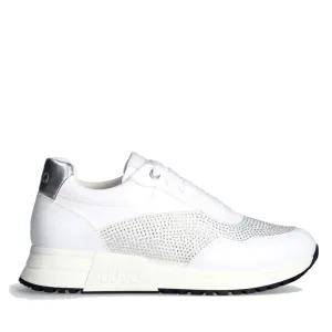 Scarpe Donna LIU JO Johanna 02 Sneakers Running con Strass colore Bianco