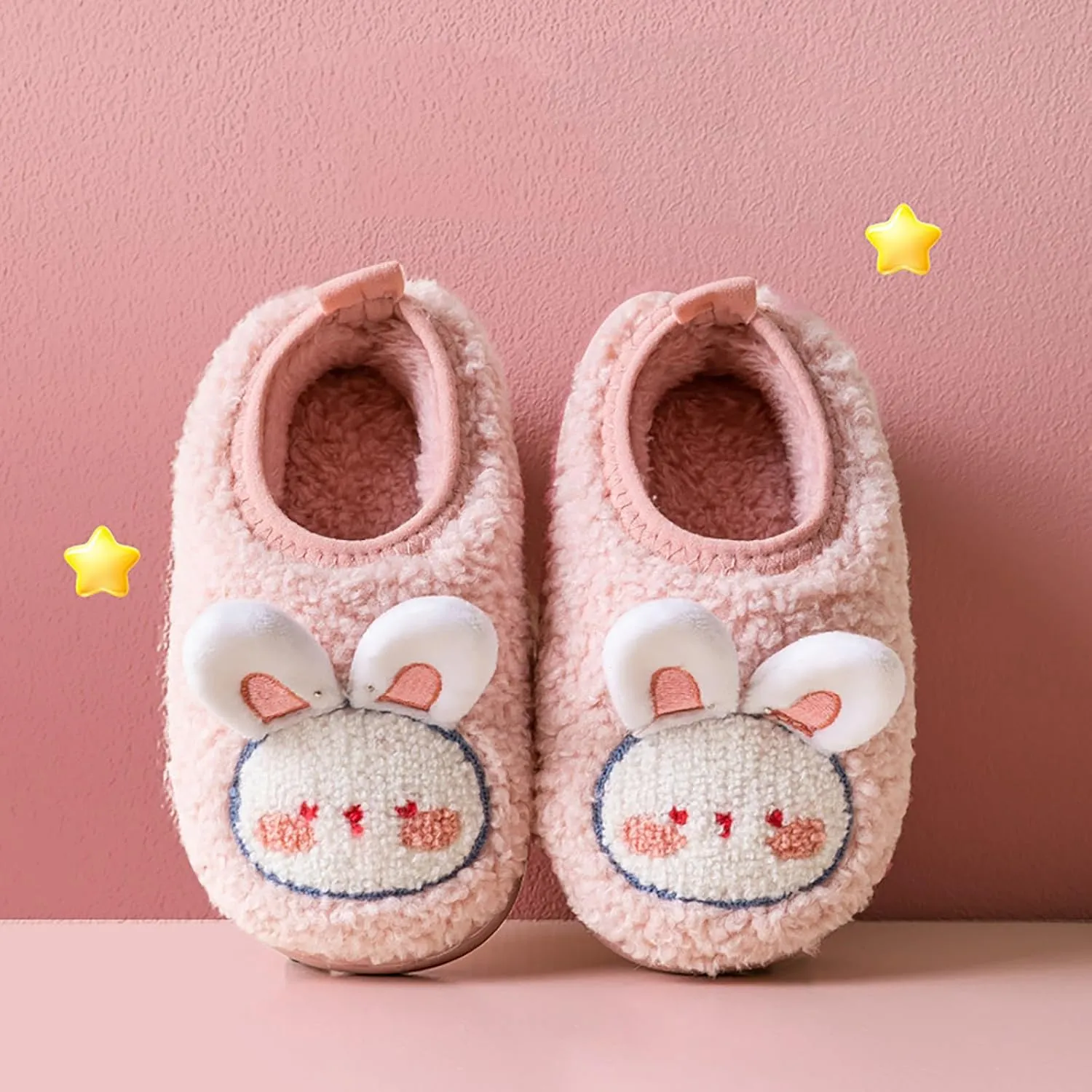 Slippers Baby Boy Children's Cotton Slippers Winter Boys And Girls Home Indoor Cute Padded Wool Baby Boy Slipper