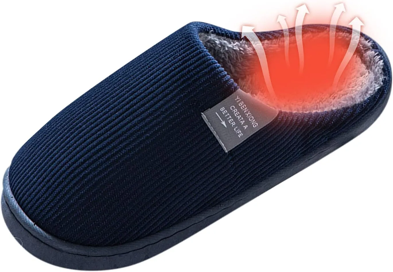 Slippers for Women Indoor Outdoor Non Slip Women House Shoes with Support Winter Slippers for Men Black Warm Slippers for Women Cute Ugly Christmas Sweater for Women Gifts for Husband 2023