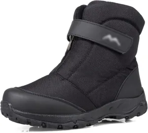 Snow Boots for Men, Winter Comfortable Non-slip Waterproof Hiking Ankle Snow Fur Lined Warm Outdoor Boot, for Outdoor Athletic Cold Weather Mens Snow Boots