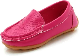 Toddler Little Kid Boys Girls Soft Slip On Loafers Dress Flat Shoes Boat Shoes Casual Shoes Slip on Shoes for Girls
