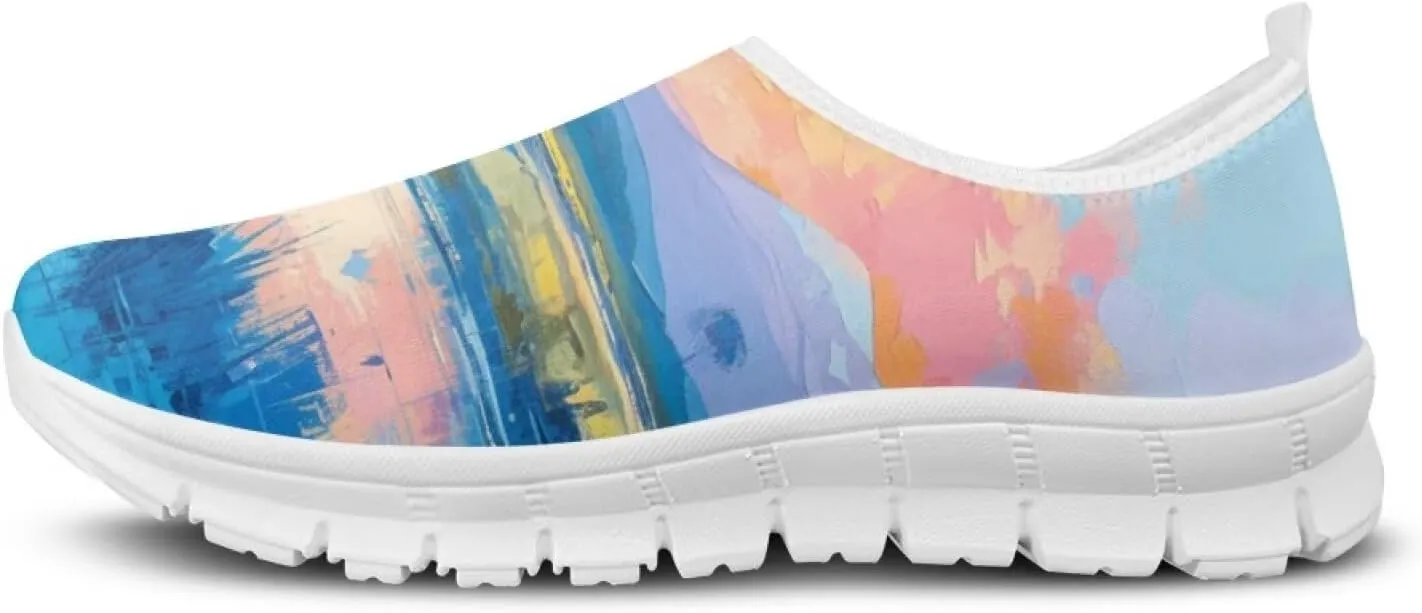 Walking Sneakers for Women Casual Slip On Shoes