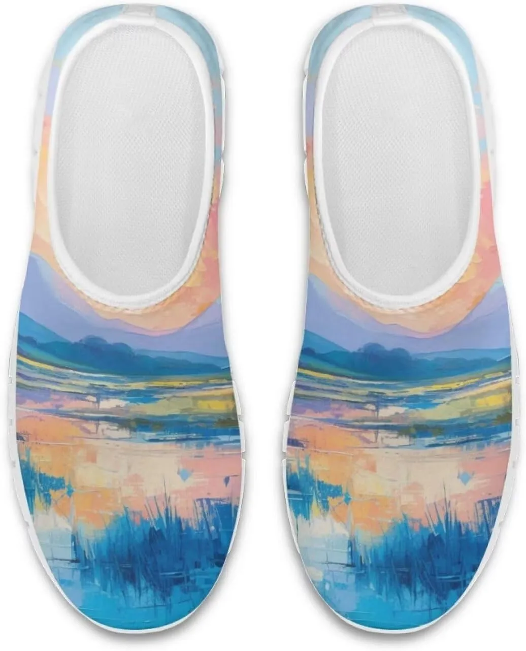 Walking Sneakers for Women Casual Slip On Shoes