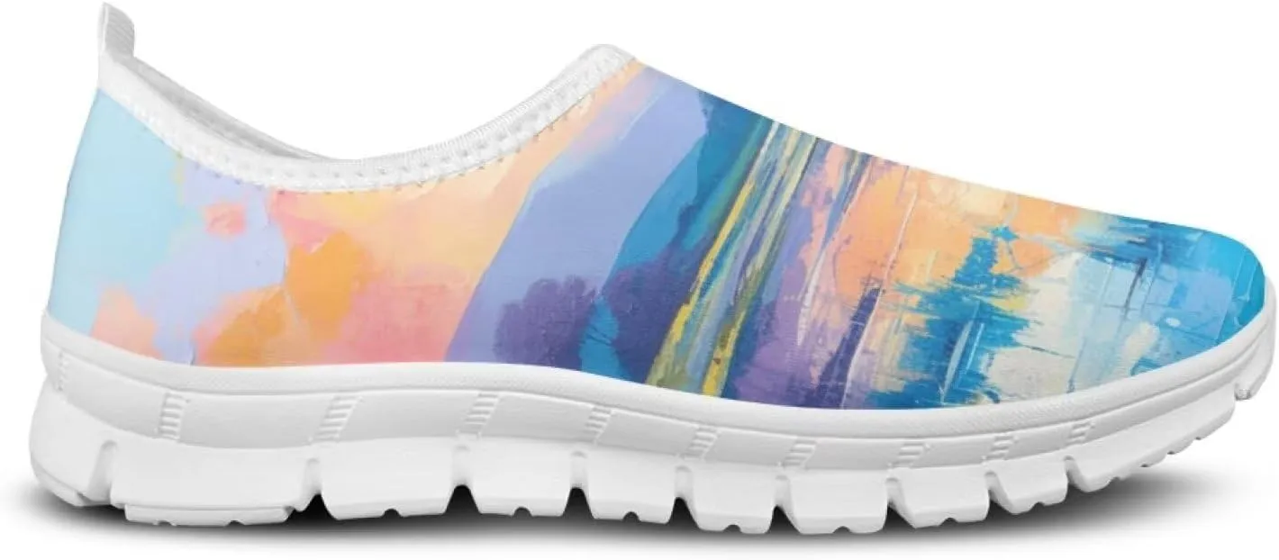 Walking Sneakers for Women Casual Slip On Shoes