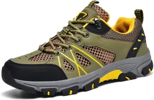 Wide Walking Shoes, Men's Outdoor Travel Shoes Big Size Men's Shoes Field Climbing Casual Hiking Shoes