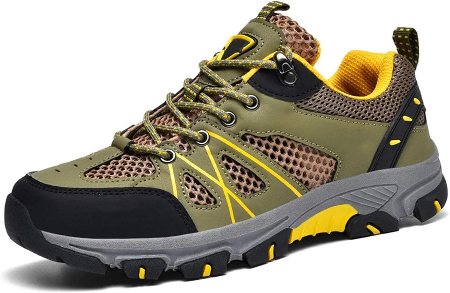 Wide Walking Shoes, Men's Outdoor Travel Shoes Big Size Men's Shoes Field Climbing Casual Hiking Shoes