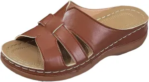 Women Arch Support Slides Orthotic Walking Sandals Orthopedic Sandals Comfortable Open Toe Crisscross Straps Slip on Wedge Sandal Summer Casual Lightweight Platform Slippers Breathable Trendy Slipper