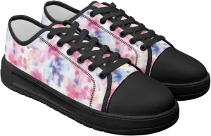 Womens Canvas Shoes 2025 Comfortable Summer Walking Sneakers Flexible EVA Non-Slip Outsole for Casual Outfits Size 6-13.5 Black Sole