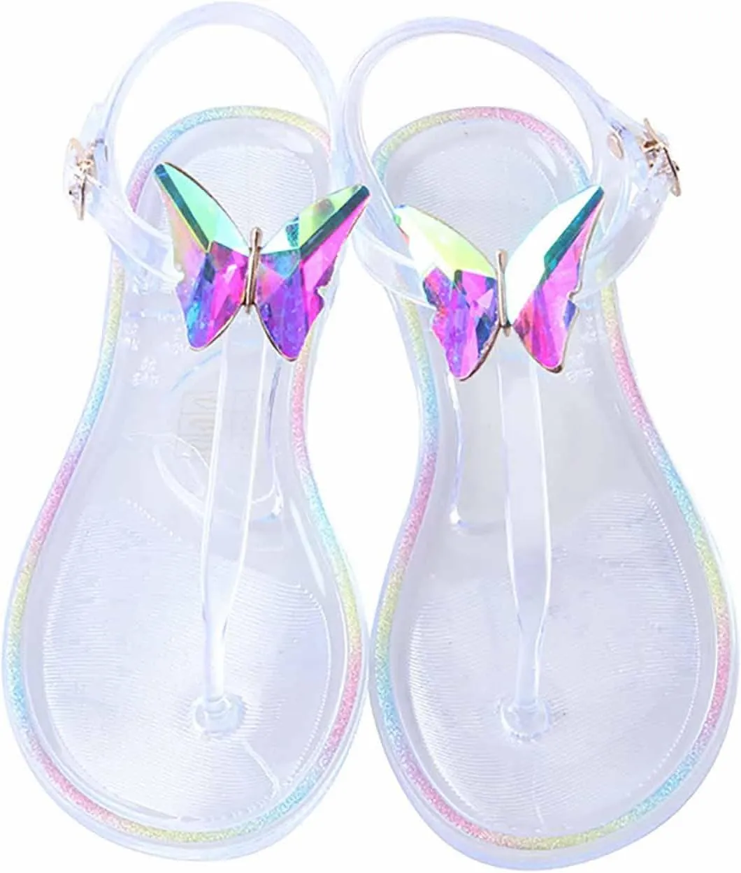 Women's Flat Outdoor Leisure Beach Transparent Sandals Orthopedic Sandals Woman Arch Supports for Sandals Women
