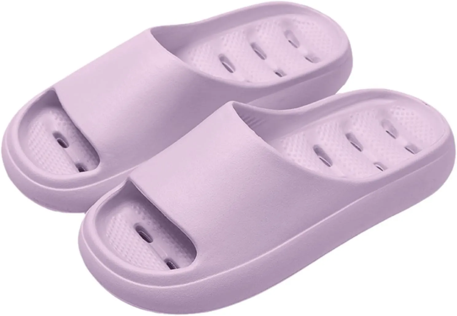 Womens Fluff Yeah Slide Slipper Summer Shower Shoes for Women and Men Massage Pool Slides Soft Cushioned Slip Slides