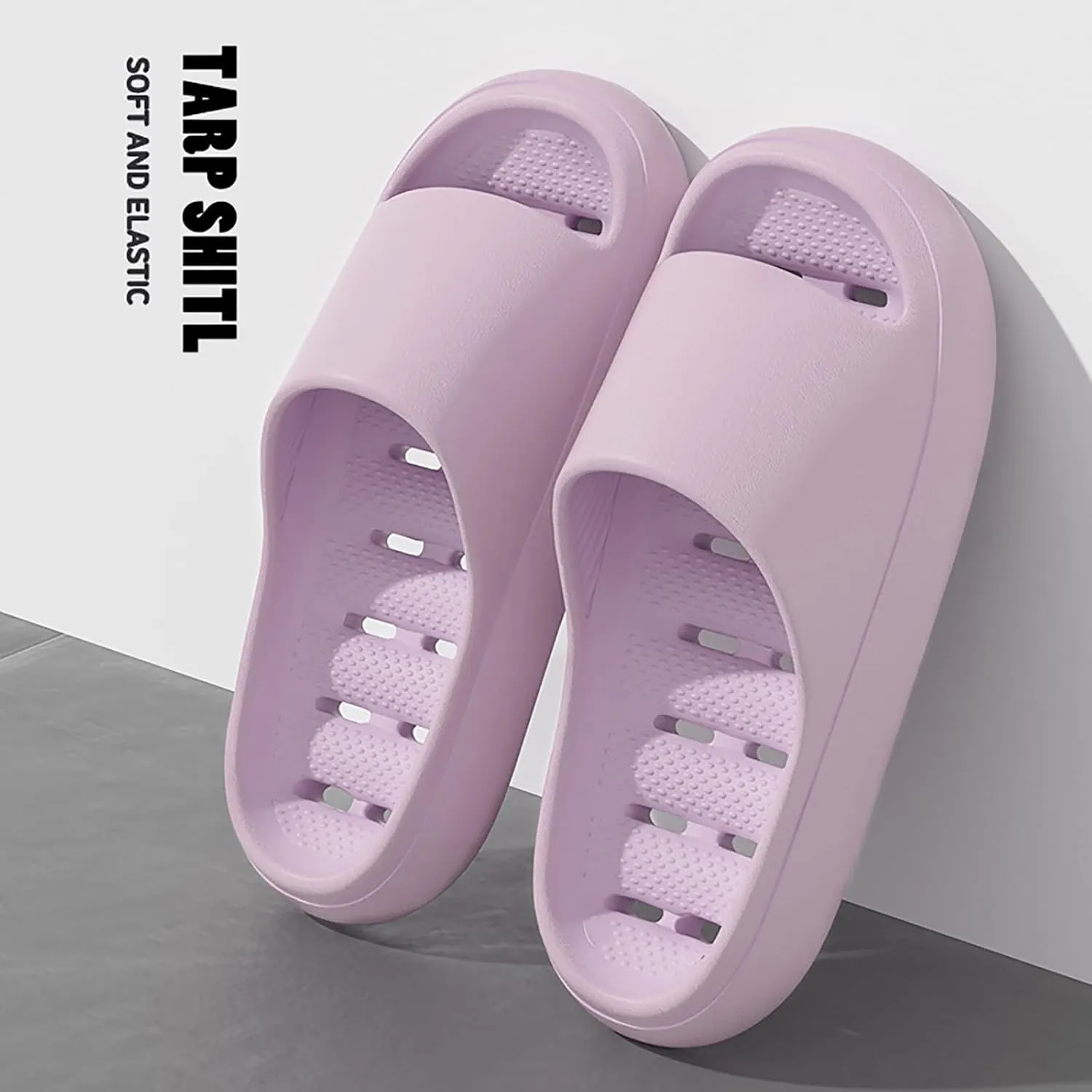Womens Fluff Yeah Slide Slipper Summer Shower Shoes for Women and Men Massage Pool Slides Soft Cushioned Slip Slides