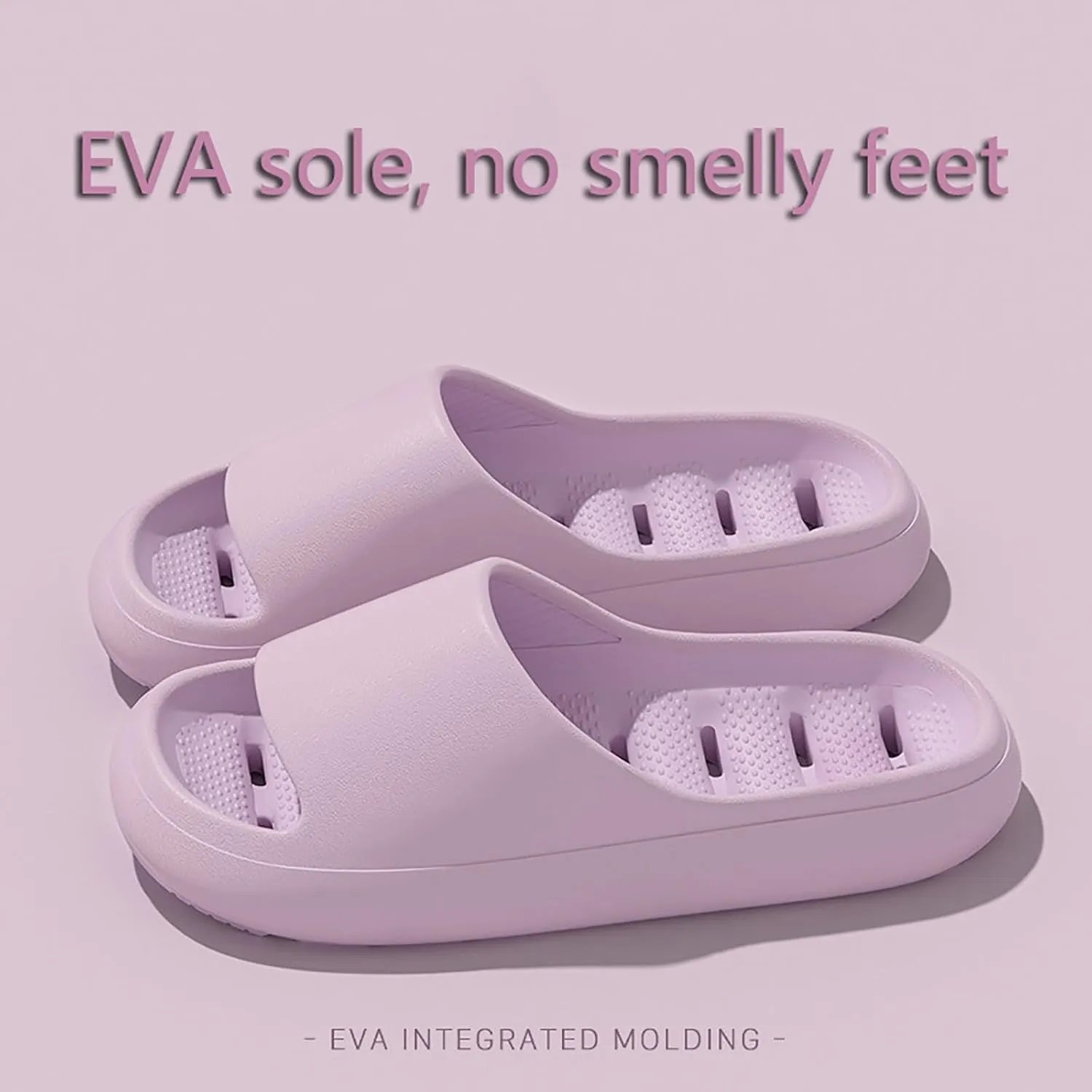 Womens Fluff Yeah Slide Slipper Summer Shower Shoes for Women and Men Massage Pool Slides Soft Cushioned Slip Slides