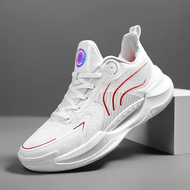 Womens Mens Basketball Shoes Fashion Neutral High Rebound Sport Shoes Breathable Anti Slip Sneakers Running Walking Tennis Shoes