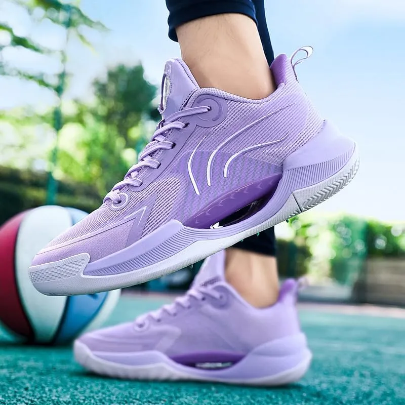 Womens Mens Basketball Shoes Fashion Neutral High Rebound Sport Shoes Breathable Anti Slip Sneakers Running Walking Tennis Shoes