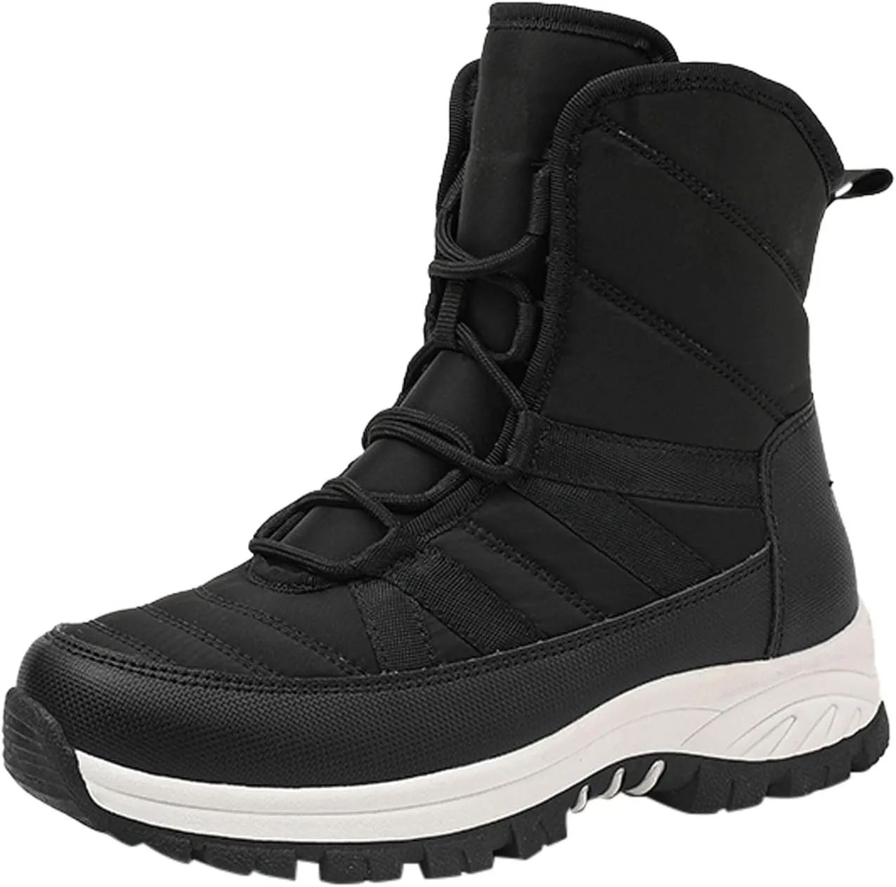 Womens Mens Winter Boots Waterproof Snow Boots Comfortable Ankle Booties Insulated Trekking Trail Climbing Shoes Work Boots
