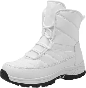 Womens Mens Winter Boots Waterproof Snow Boots Comfortable Ankle Booties Insulated Trekking Trail Climbing Shoes Work Boots