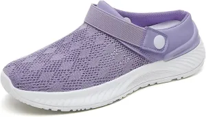 Women's Orthopedic Slip on Sandals Hollow Out Slides Arch Support Plantar Fasciitis Recovery Slippers Casual Shoes Breathable Walking Comfort Shoe Loafers Open Back Closed Toe Mules Clogs