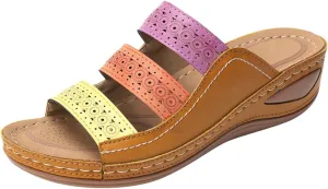 Womens Orthopedic Walking Sandals Orthopedic Women's Wide Width Sandals Woman Arch Support Sandals Orthopedic Dressy Sandals for Plantar Fasciitis for Women Orthopedic Walking Sandals for Wide Feet