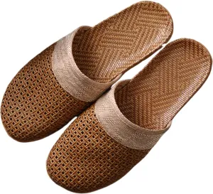 Womens Summer Mules Slip On Closed Toe Wide Width Sandals Breathable Flats Comfortable Clogs for Women Lightweight Casual Hollow Shoes Espadrilles Slides